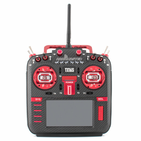 TX16S MKII MAX red AG01 Gimbal ELRS incl. Battery
