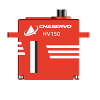 CHAservo HV150, 35.5x15x35.5mm, 45g, 330Ncm@8.4V